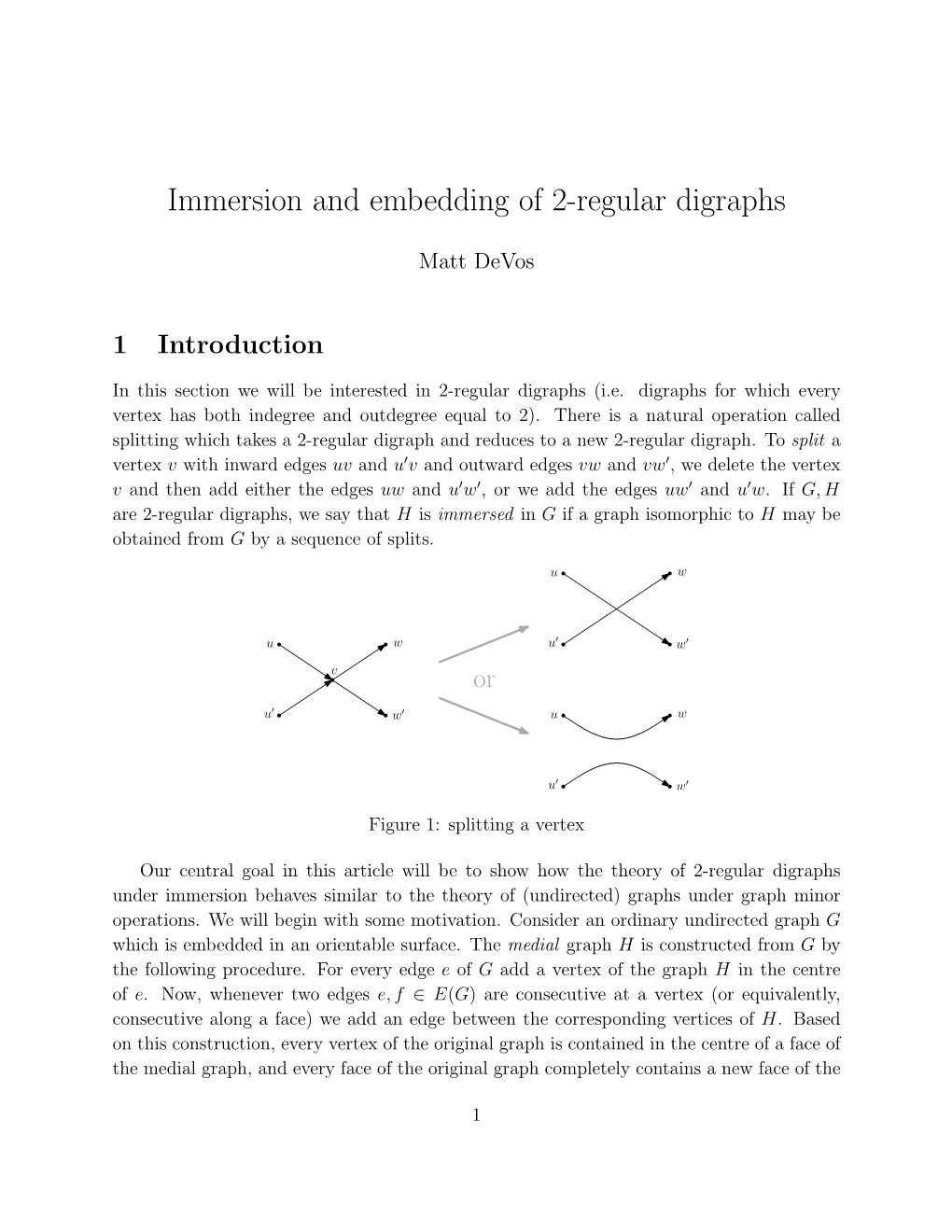 Immersion and Embedding of 2-Regular Digraphs