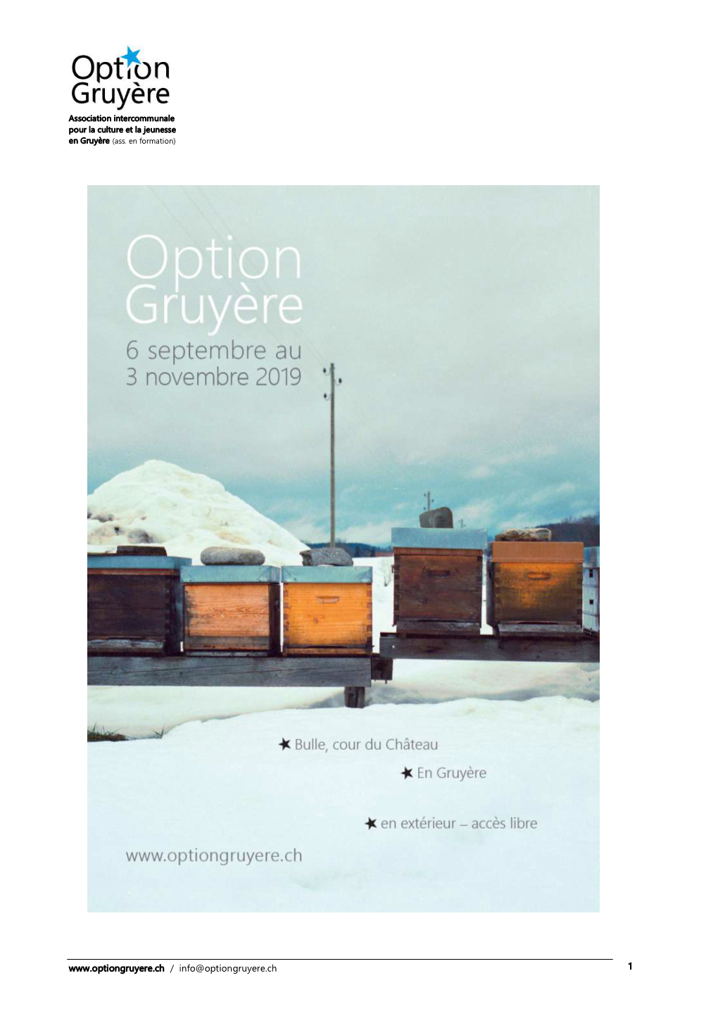 L'exposition En Gruyère