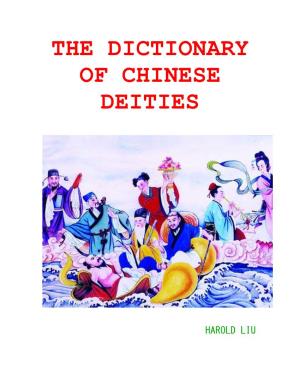 The Dictionary of Chinese Deities