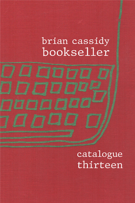 Catalogue 13: the Book & Nothing but the Book [Terms]