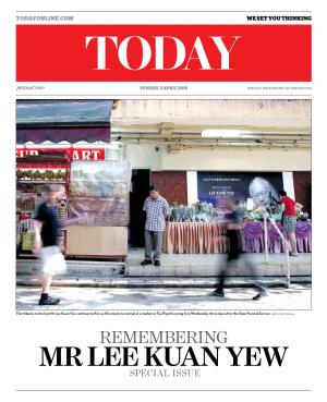 Lee Kuan Yew Continue to ﬂow As Life Returns to Normal at a Market at Toa Payoh Lorong 8 on Wednesday, Three Days After the State Funeral Service