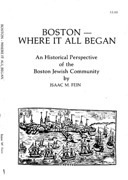 Boston — Where It All Began 1