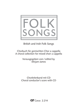 British and Irish Folk Songs