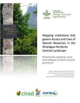 Institutional Mapping of Natural Resource Management in the Nicaragua-Honduras Sentinel Landscape