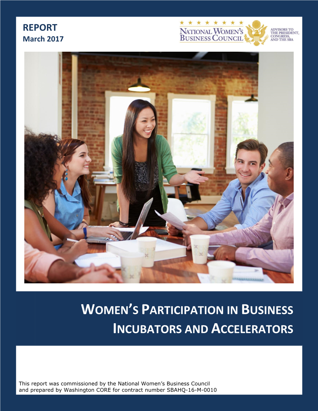 Women's Participation in Business Incubators And