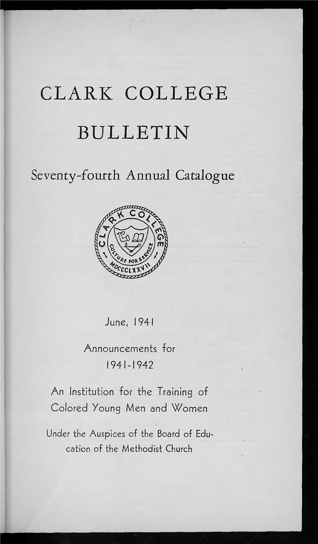 Clark College Bulletin