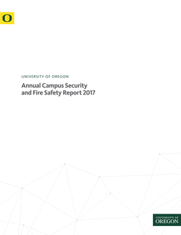 Annual Campus Security and Fire Safety Report 2017 TABLE of CONTENTS