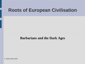 Roots of European Civilisation