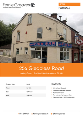 256 Gleadless Road Heeley Green , Sheffield, South Yorkshire, S2 3AH
