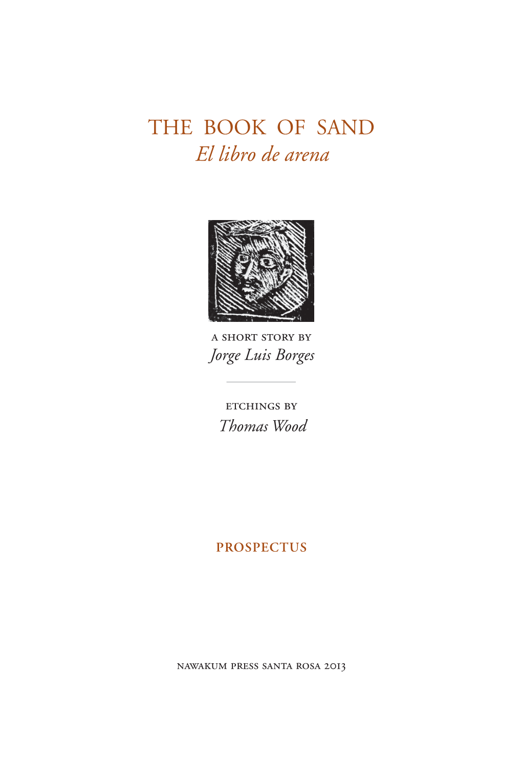 THE BOOK of SAND El Libro De Arena