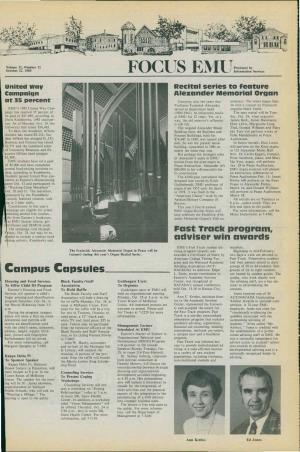 Focus EMU, October 22, 1985