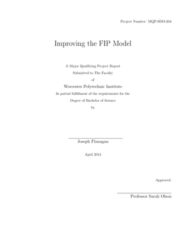 Improving the FIP Model