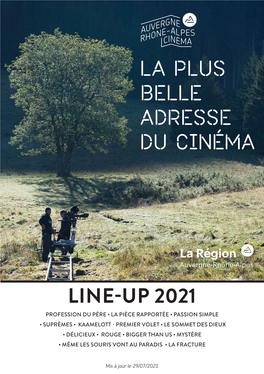 Line-Up 2021 La Plus Belle Adresse Du Cinéma