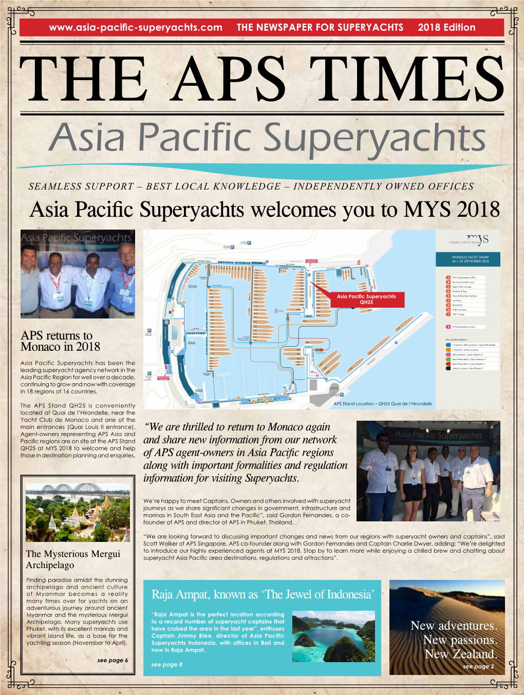 Asia Pacific Superyachts Welcomes You to MYS 2018