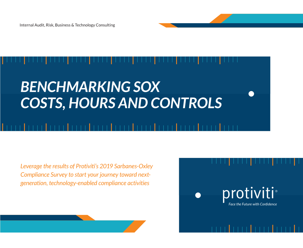 Benchmarking Sox Costs, Hours and Controls