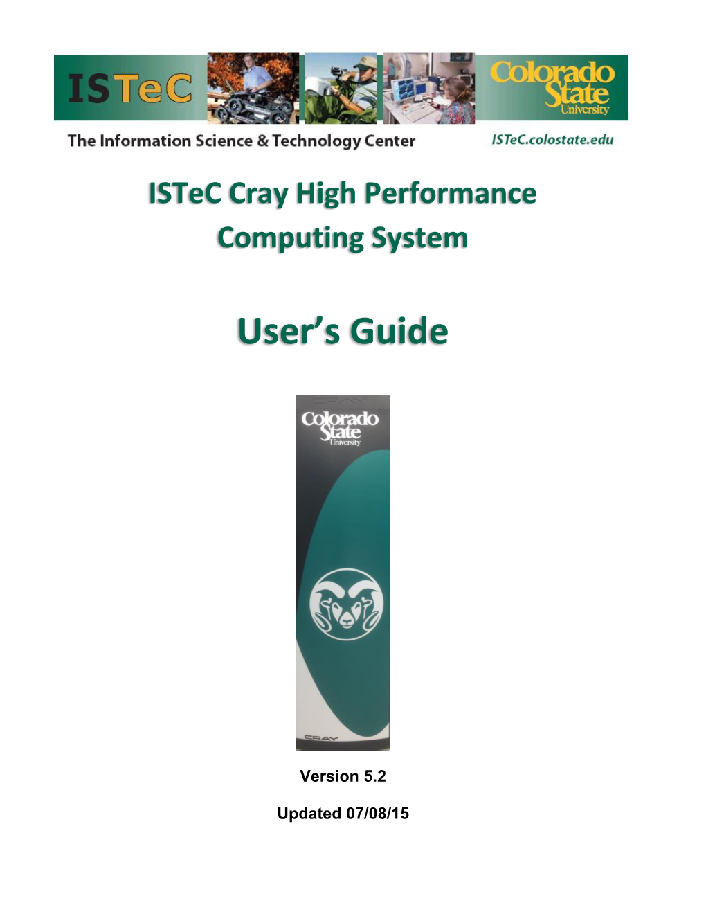 Istec Cray User's Guide