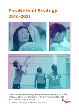 Paranetball Strategy 2018 -2021