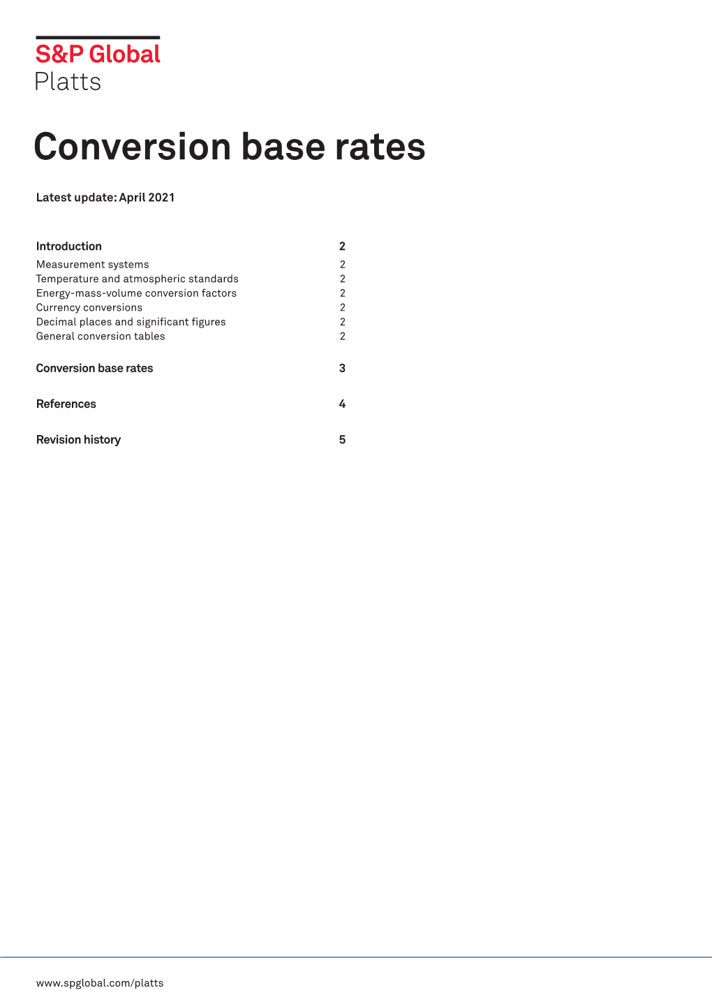 Conversion Base Rates