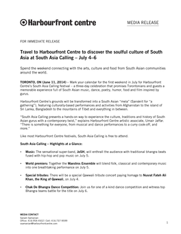 South Asia Calling – July 4–6