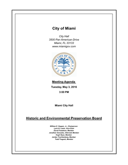 Historic and Environmental Preservation Board