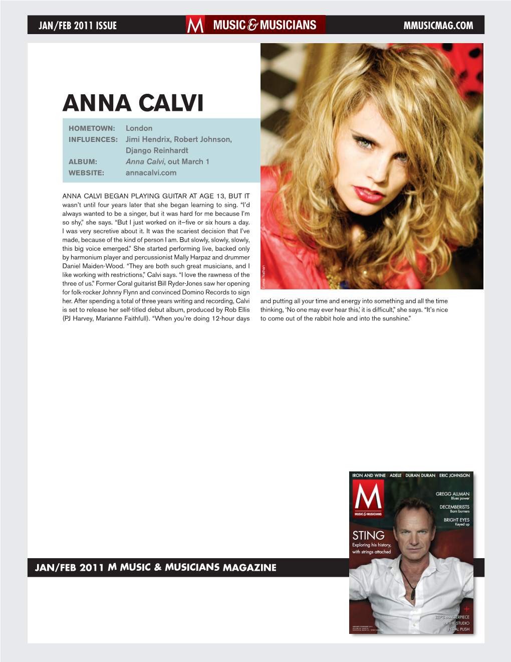 Plan B Anna Calvi