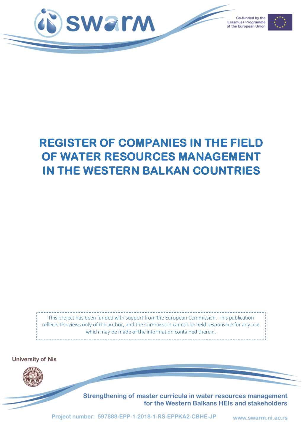 WP3.2 Register of Companies in the Field of WRM In