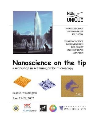 Nanoscience on the Tip a Workshop in Scanning Probe Microscopy