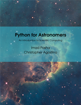 Python for Astronomers an Introduction to Scientiﬁc Computing
