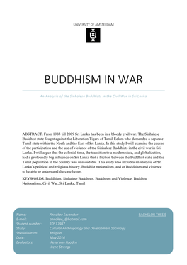 Buddhism in War