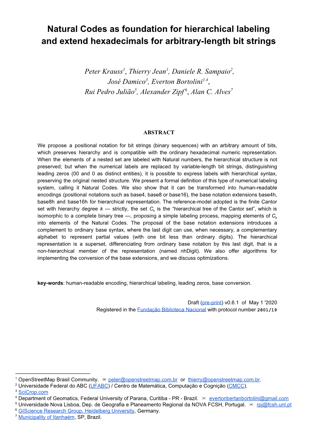 Natural Codes As Foundation for Hierarchical Labeling and Extend Hexadecimals for Arbitrary-Length Bit Strings