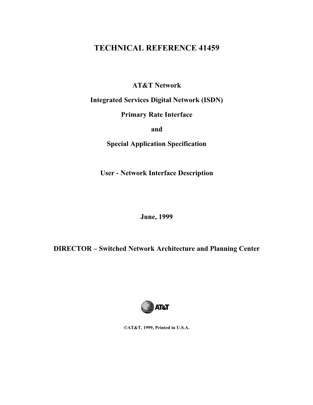 Technical Reference 41459