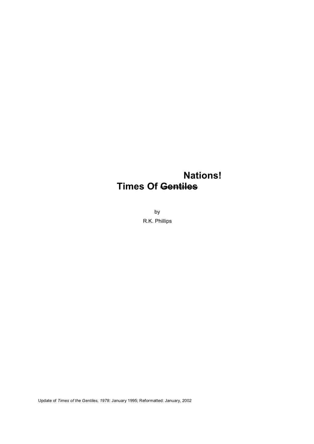 Times of Nations