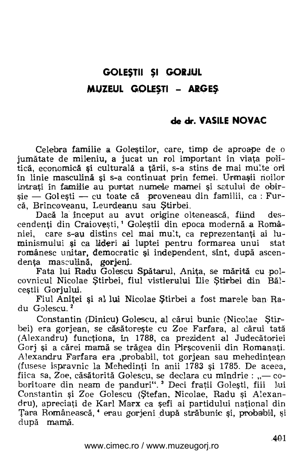 Elena, Fata Lui Gheorghe (Ioroache) Golescu Şi Sora Lui Alexandoru G