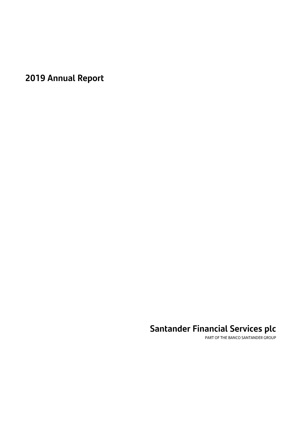 2019 Annual Report Santander Financial Services