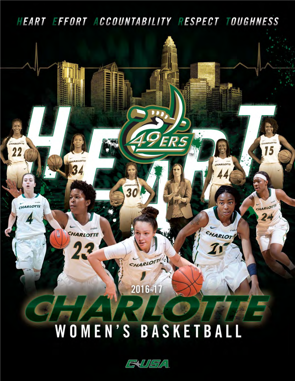 Charlotte 49Ers Women’S Basketball Media Guide Is a Publication of the Charlotte 49Ers Media Relations Office