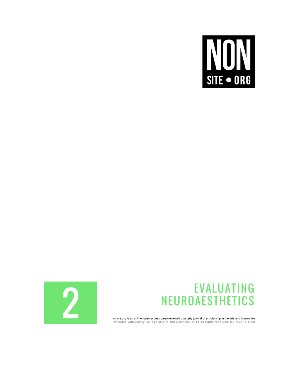 Evaluating Neuroaesthetics