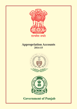 Appropriation Accounts Government of Punjab