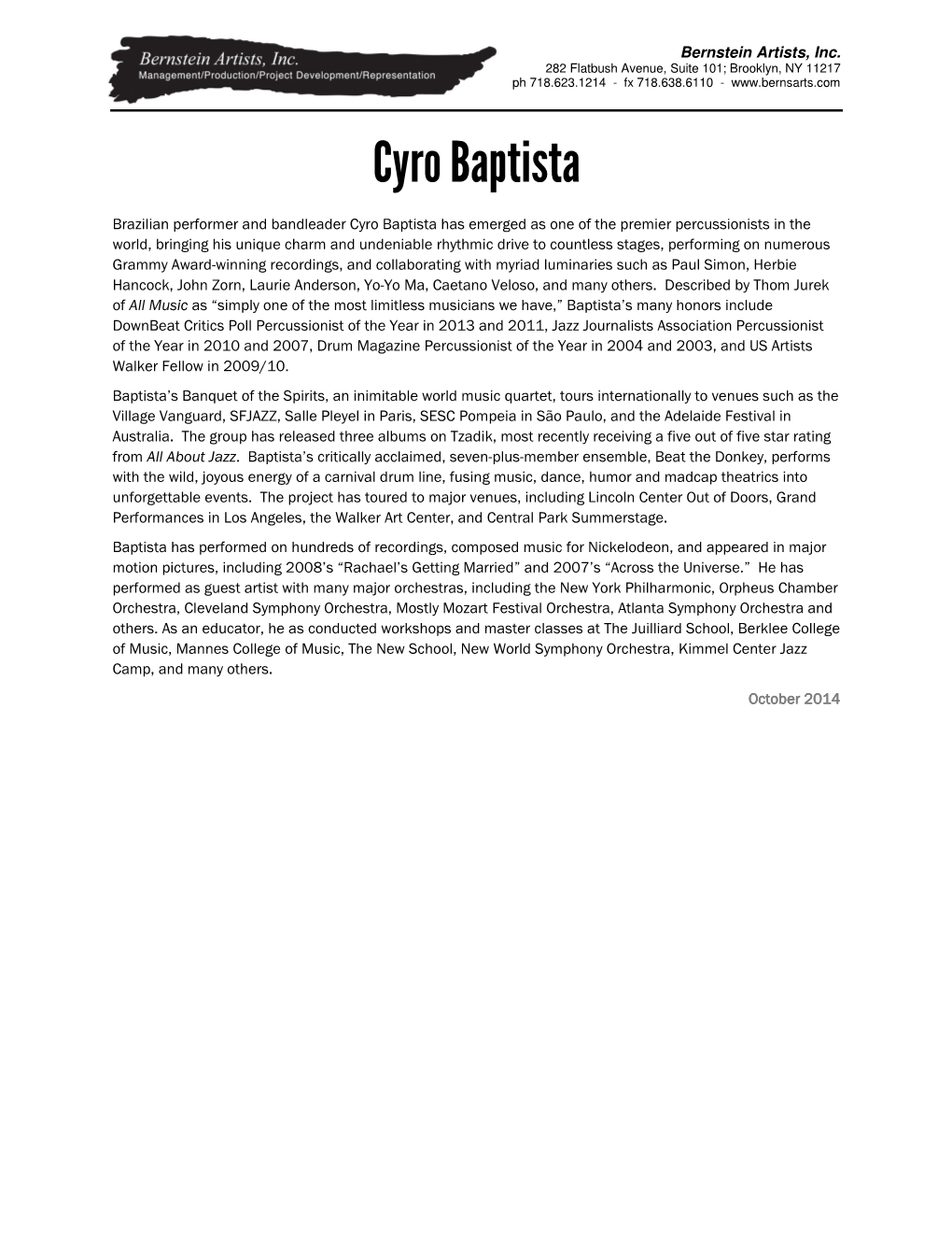 Cyro Baptista