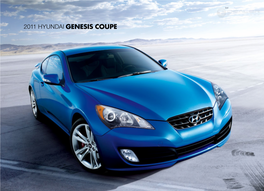 2011 Hyundai Genesis Coupe Brochure