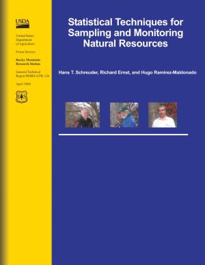 Statistical Techniques for Sampling and Monitoring Natural Resources