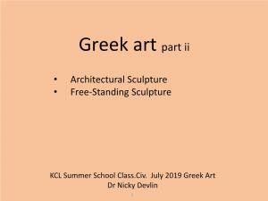Greek Architectural Sculpture
