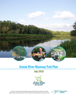 Grasse River Blueway Trail Plan July 2018