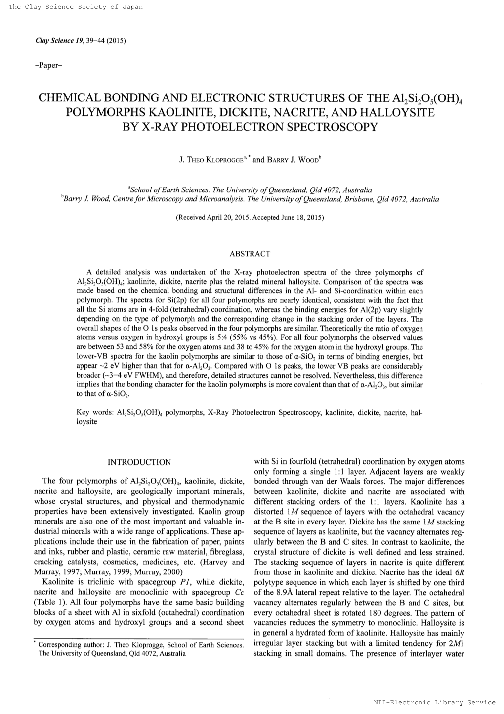 Chemical Bonding and Spectroscopy