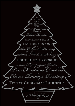 Twelve Christmas Puddings