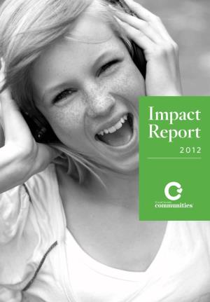 Impact Report 2012 Contents