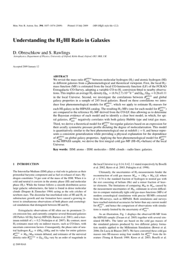 Understanding the H2/HI Ratio in Galaxies