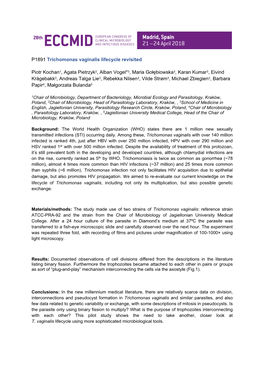 P1891 Trichomonas Vaginalis Lifecycle Revisited