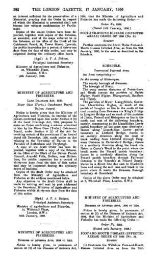 382 the London Gazette, 17 January, 1936