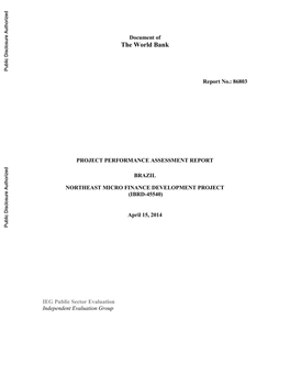 World Bank Document