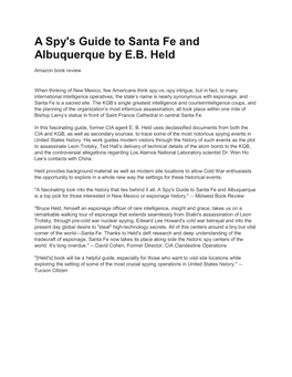 A Spy's Guide to Santa Fe and Albuquerque by E.B. Held